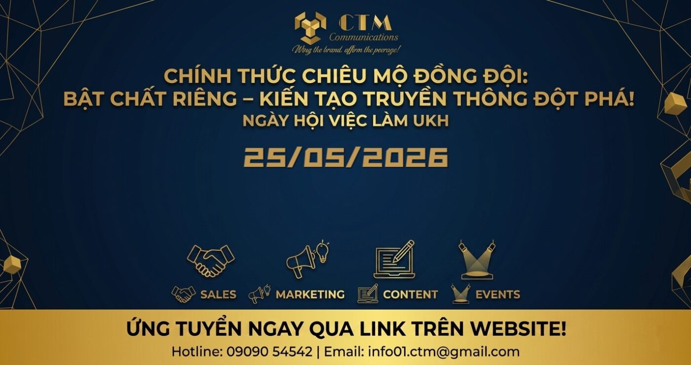 CTM COMMS tuyển dụng